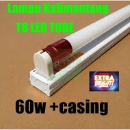 Kalimantang T8 led tube Lamp 4 feet 60w+ casing-6500k