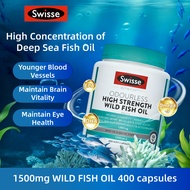 SWISSE FISH OIL 1500mg OMEGA3 400 capsules Adult supplement support brain heart nutrition energy EXP