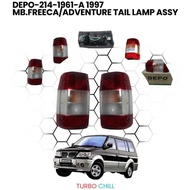 DEPO-214-1961-A 1997 MB.FREECA/ADVENTURE TAIL LAMP ASSY