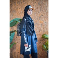 T-Shirt RareTV - Rare Nation Navy Blue Muslimah for Women
