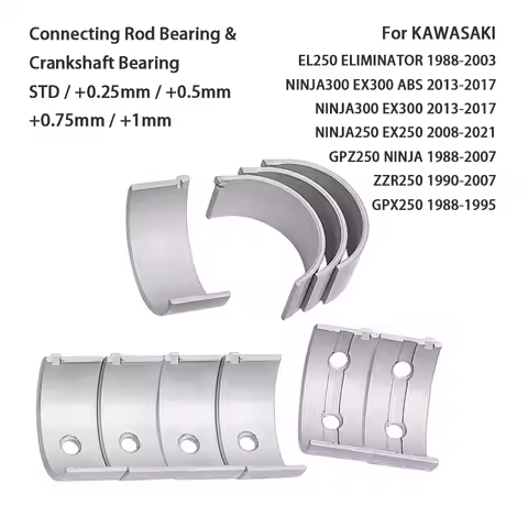 STD 30mm Connecting Rod 28mm Crankshaft Bearing Kit for KAWASAKI NINJA 250 300 EX250 EX300 ZZR250 GP
