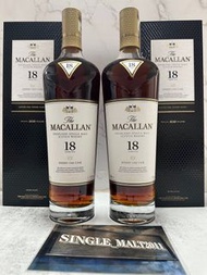 Macallan 18 Year Single Malt Scotch Whisky Sherry Oak 2021