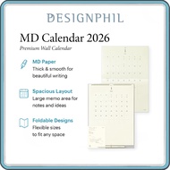 Midori MD Calendar 2026 Wall Planner – MD Paper Minimalist Calendar (A2/A3/A4 & Standard with Pencil
