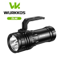 Wurkkos DL46  3modes 20000LM 30000mah 46950 battery  USB type-c fast charging 608m Diving Flashlight