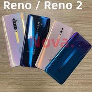 OPPO Reno 2 Battery Cover Glass Back Case Reno2 Rear Housing Phone Replacement Spare Parts