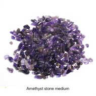 Amethyst crystal stone/crystal chips - medium
