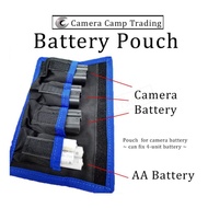 Pouch Bag Battery Storage Bag for Camera Lithium Battery Li-on Battery AA Battery