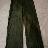 Green Linen Pants