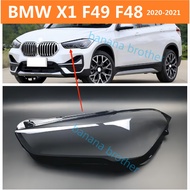FOR Bmw X1 F49 F48  2020-2021 headlamp cover headlight lens plastic headlamp lens cover car headligh