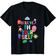 Disney Pixar Inside Out 2 Believe In Yourself Emotions Icons T-Shirt