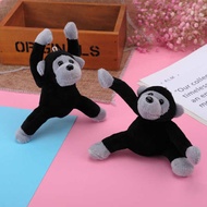 keychain cute keychain mathcing Chimpanzee Long-Armed Ape Monkey Plush Doll School Bag Pendant Keych