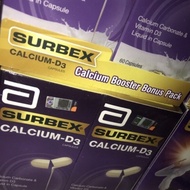 SURBEX CALCIUM D3 ISI 60S PERBOTOL (READY) MURAH