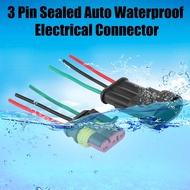 Connector 5 Sets Car 3 Pin Way Sealed Auto Electrical Plug Socket Kit