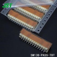 SM13B-PASS-TBT(LF)(SN)13pin 間距2mm 1排針座，插座，母插口 JC02