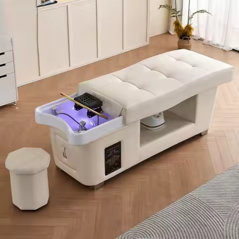 Beauty Salon Center Furniture Thai Massage Bed Head Spa Equipment Shampoo Bed
