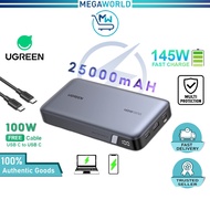 UGREEN 145W 25000mAh Nexode Powerbank USB-C 3 Port PD 3.1 Fast Charging iPhone 16 Pro Max S24 Ultra 