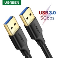 Cáp USB 3.0 to USB Ugreen 10369 10370 10371 90576 US128 80790 80791 (Male to Maletốc độ 5Gbps)