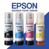 หมึก Epson 003 แท้💯% Epson L3110 / L3150 / L5190/L3210/L3216/L3250/L3256/L5290/L5296（สามารถออกใบเสร็จได้）