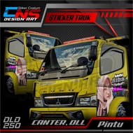Stiker Pintu Depan CANTER Kanan Kiri Custom Foto Cewek Cantik Hijab Vector Seksi Bisa Request Foto &