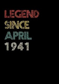 Legend Since April 1941 Fitness Journal: A 90 Day Food + Fitness Journal: Daily Activity and Fitness