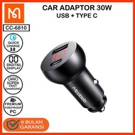 MCDODO CC-6810 30W PD Car Charger Adapter