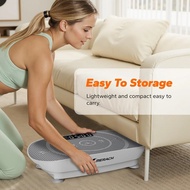 Merach Slim Vibration Plate Exercise Machine Lymphatic Drainage Fitness Vibration Plate Co