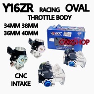 NLK TB Y16 RACING OVAL THROTTLE BODY +CNC INTAKE 34MM 36MM 38MM 40MM TB NLK
