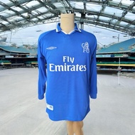 Retro Jersey Chelsea home 2001 Longsleeve classic blockcore