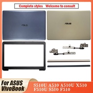 New For ASUS VivoBook S510U A510 A510U X510UA S510 X510 F510U A510 F510 Laptop LCD Back Cover/Front Bezel/Hinges Plastic