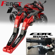 For HONDA CBR500R CBR 500R 2013-2023 Extendable Brake Clutch Levers 6-stage adjustable Foldable brak