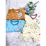 3pcs-FILL KUTUNG shorts suit 3/4 cainito baby wear