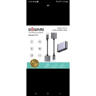 Audio Adapter Cable Type C 2 in 1 Dinami G10