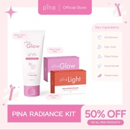 Pina Complete Radiance Kit: Niacinamide & Glutathione Glow Lotion Kojic Soap & Niacinamide Soap