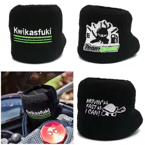 Motorcycle Ninja Front Fluid Oil Brake Reservoir Sock Cover For ZX6R ZX7R ZX10R ZX14R 250 300 400 65