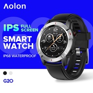 Original Aolon G20 Jam Tangan Pintar Pria Wanita Tekanan Darah Tahan Air Olahraga Bulat Jam Tangan Pintar Heart Rate Monitor  Smart Watch Pelacak Kebugaran for android ios iPhone Xiaomi Huawei oppo vivo iwo murah 2021