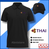 POLO Shirt Thai Airways Shirt Thai Airways Collar T-Shirt Thai Airways