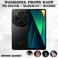 Xiaomi Poco C85 4G / C71 / C75 5G / Poco C65 / Poco C61 Hydrogel Front + Back Screen Protector