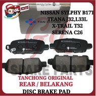 REAR DISC BRAKE PAD (100% ORIGINAL) NISSAN TEANA J32 L33L / X-TRAIL T32 / SYLPHY B17T / SERENA C26 (