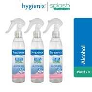 Hygienix Germ Kill Alcohol with Moisturizer Trigger Spray 250ml Set of 3