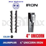BLUE UNICORN BRAND 4-INCH Jalouplus Iron Coated Jalousie Window Frame BLACK