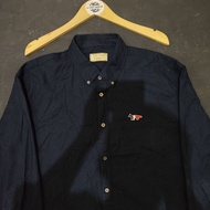 KEMEJA Link co navy shirt Maison