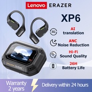 Lenovo ERAZER XP6 Wireless Earphones Bluetooth 6.0 Al Translation Earphones With LED Touch Screen Bu