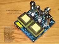 High Fidelity Single-Ended Tube Amplifier Board 6N1 Or 6N2 Push 6P1 Tube Class a Miniature Valve Aud