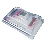 100pcs Clear Adhesive Plastic Storage Bag OPP Plastic Poly Pack Bag small size OPP