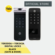 Yale YDR50GA Gate + YDR343A Door Digital Lock Bundle (FREE Yale Access Module)