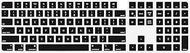 Silicone Keyboard Cover for Magic Keyboard with Touch ID and Numeric Keypad Model A2520 2023 2022 Su