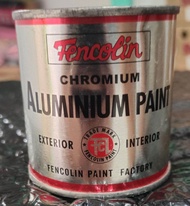 FENCOLIN CHROMIUM ALUMINIUM PAINT   /CAT ALUMINIUM PAINT/CHROME/PERAK UKURAN KECIL 01 LITER