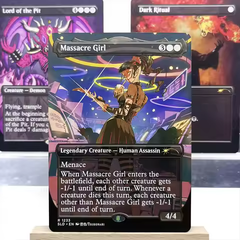 SLD HOLO2-Ⅰ02 Tcg cards proxy magical Massacre Girl Dryad of the Ilysian Grove Bitterblossom Inkmoth