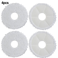 Xiaomi Mijia Accessories-4 Pack Microfiber Rags(Mi Replacement Mopping Pad) for Xiaomi Mijia Omni 1s X10 + /Xiaomi S10+||Robot Vacuum Cleaner Accessories