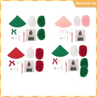 [BlesiyaedMY] Christmas Tree Crochet Kit for Beginner Handmade Crochet Christmas Tree for Holiday